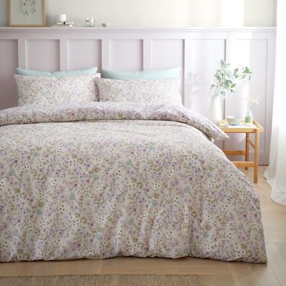 Bianca Ditsy Floral 200 Thread Count Cotton Reversible Duvet Cover Set