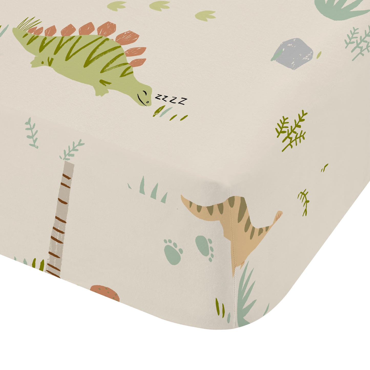 Catherine Lansfield Sleepy Dino Fitted Sheet