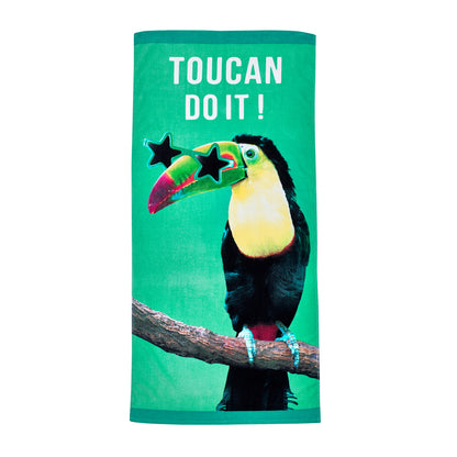 Catherine Lansfield Toucan Do It Cotton Beach Towel