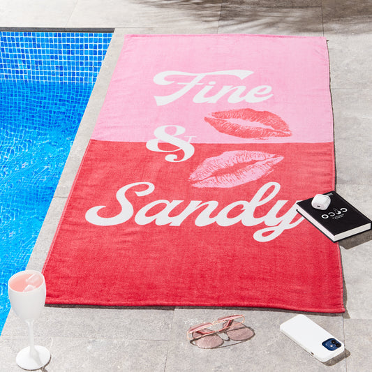 Sassy B Fine and Sandy Cotton Beach Towel