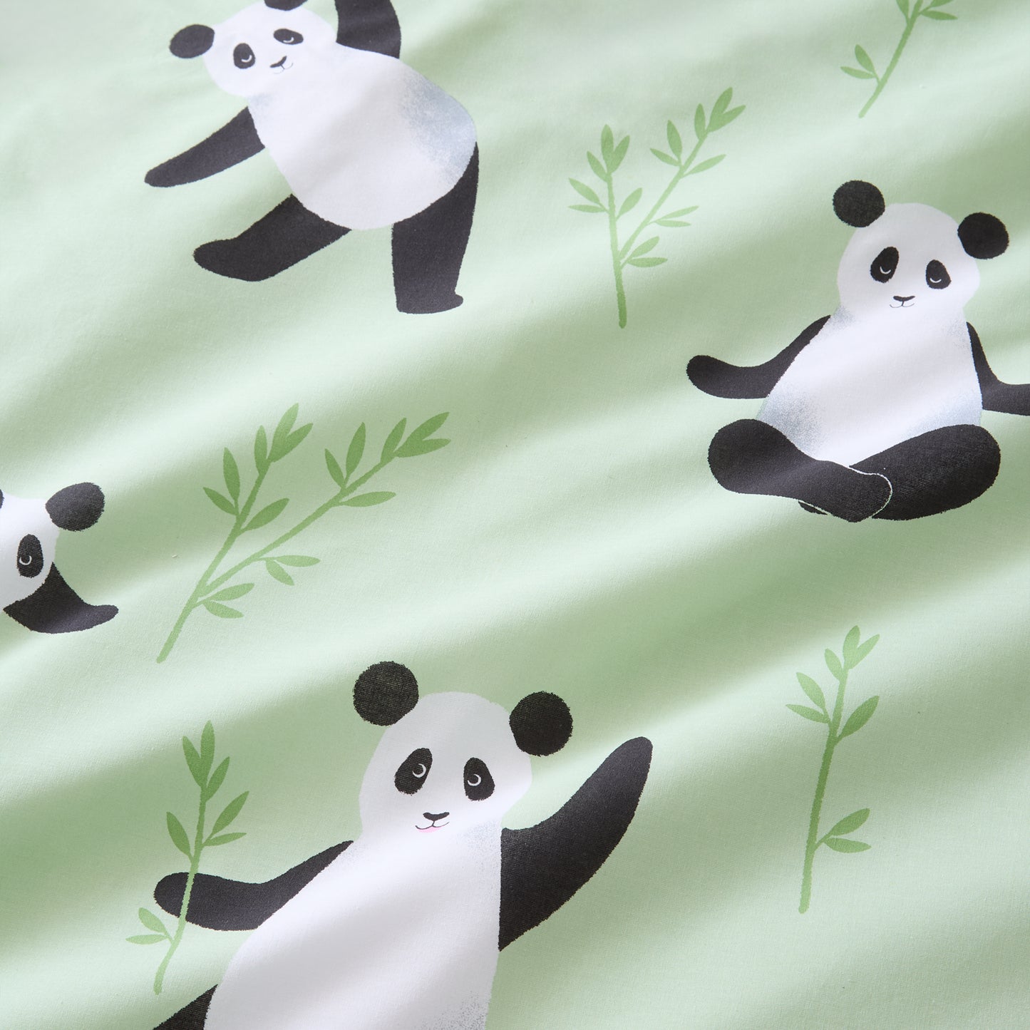 Catherine Lansfield Kids Panda Paws Reversible Duvet Cover Set with Pillowcases