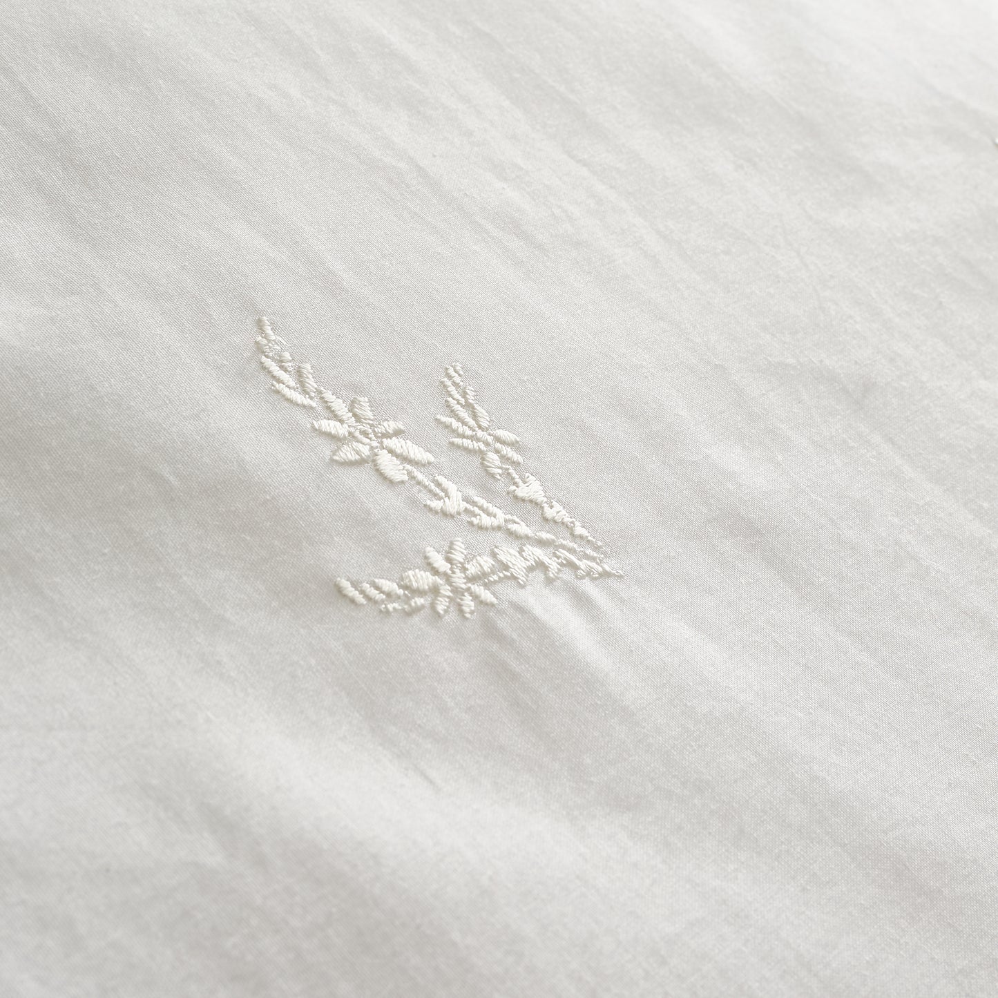 Bianca Lottie Floral Embroidery 180 Thread Count Cotton Oxford Pillowcase