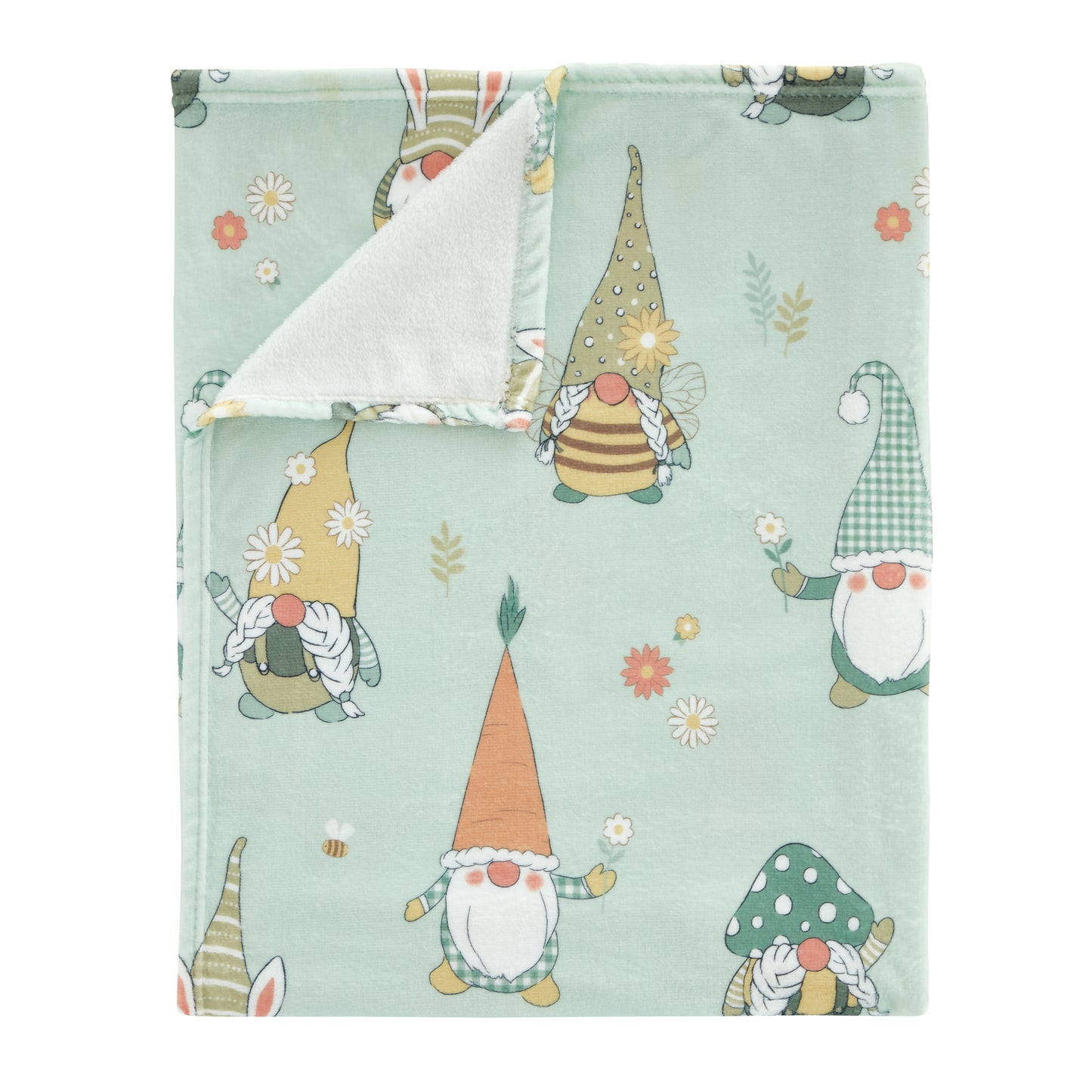 Catherine Lansfield Spring Gonks Cosy Fleece Blanket Throw