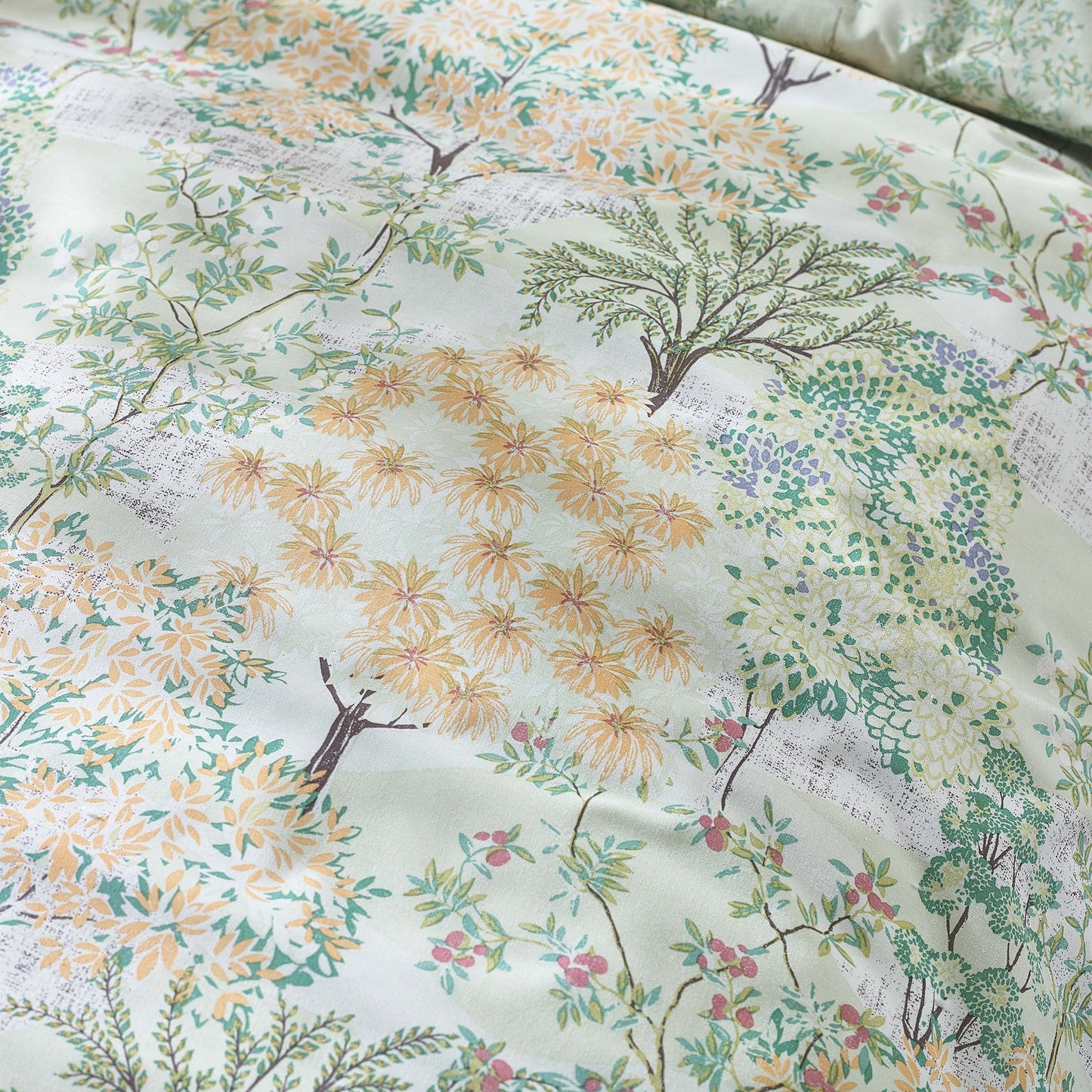 Catherine Lansfield Forest Blossom Reversible Duvet Cover Set with Pillowcases