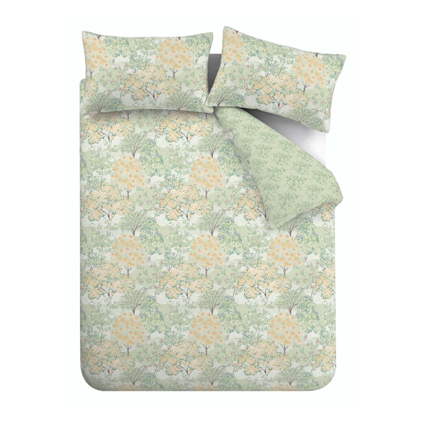 Catherine Lansfield Forest Blossom Reversible Duvet Cover Set with Pillowcases