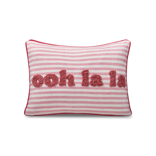 Catherine Lansfield Oh La La Tufted Stripe Cushion Cover