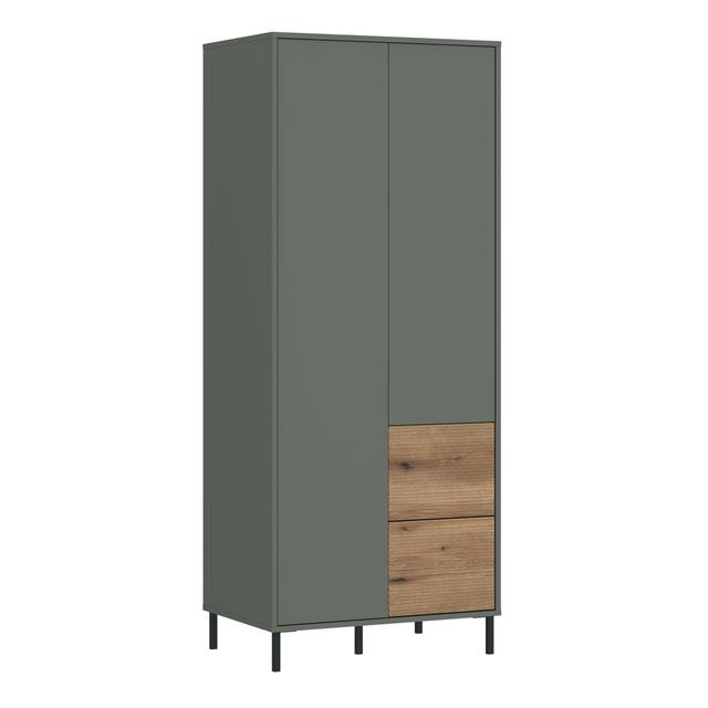 Darwin Wardrobe 2 Door 2 Drawer