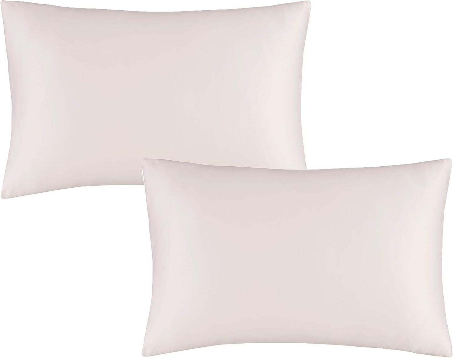 Catherine Lansfield Silky Soft Satin Standard Pillowcase Pair