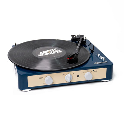 Brad Retro Record Player (Navy)