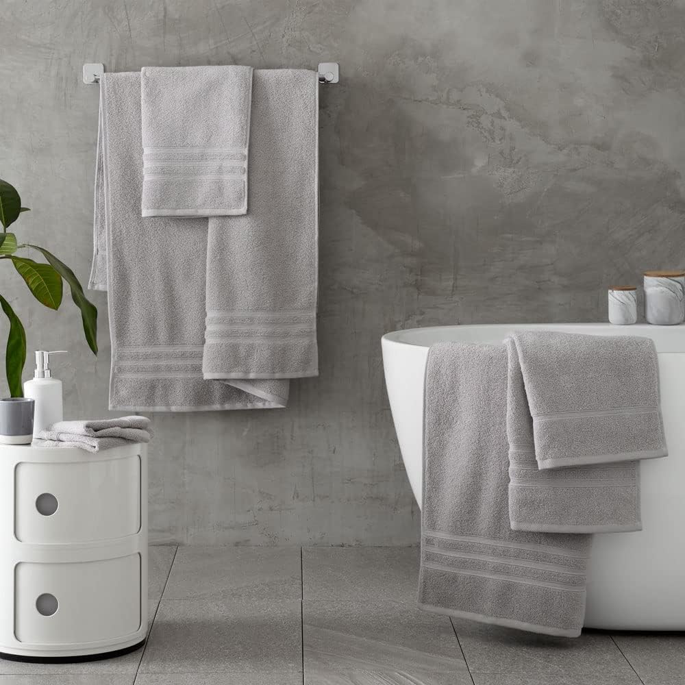 Catherine Lansfield Zero Twist Cotton 6 Piece Towel Bale Set