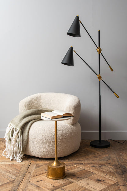 Mercer Twin Head Floor Lamp E27 40W