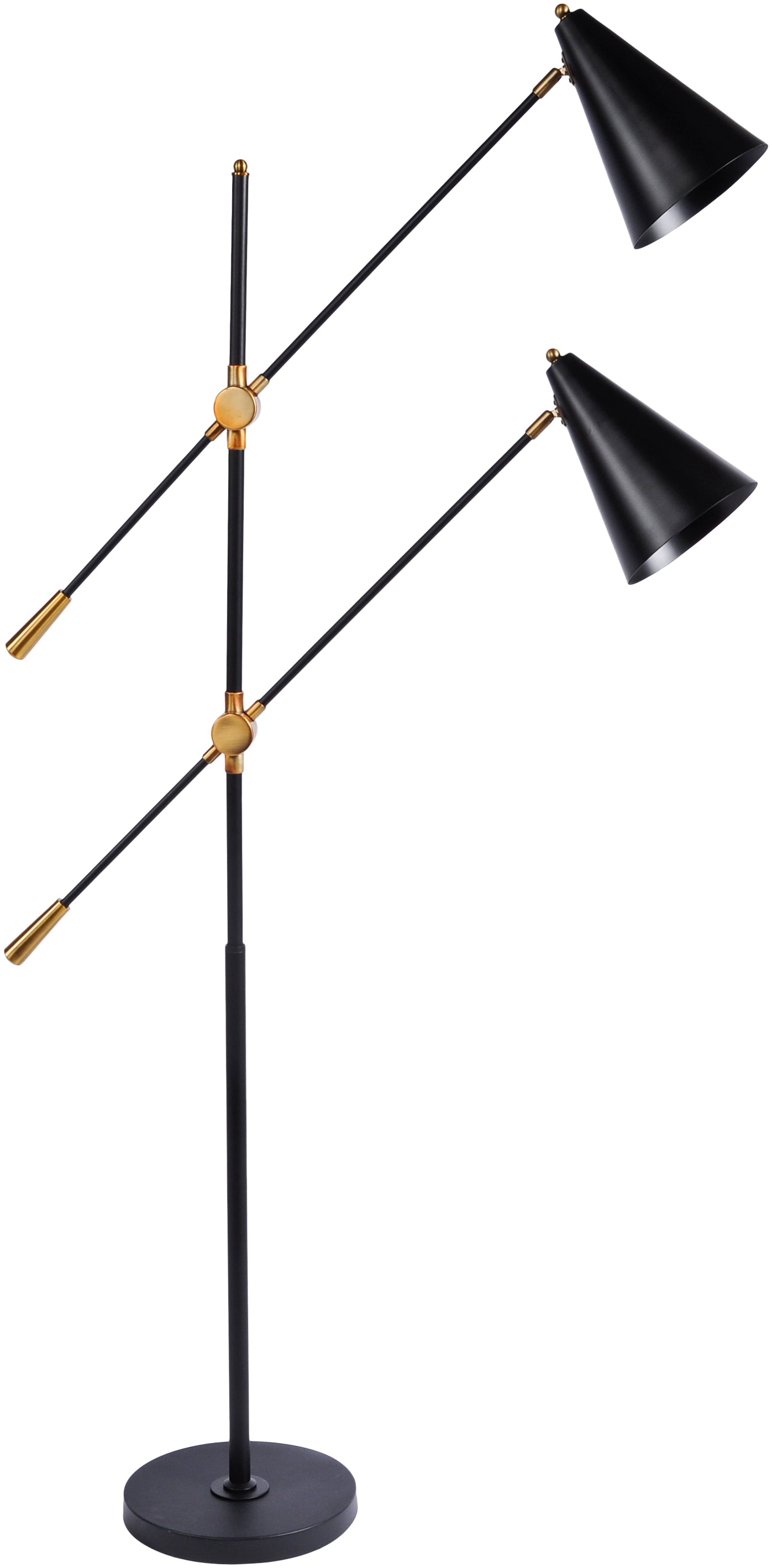 Mercer Twin Head Floor Lamp E27 40W