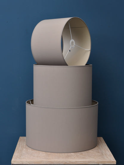 Lined Drum Lampshade