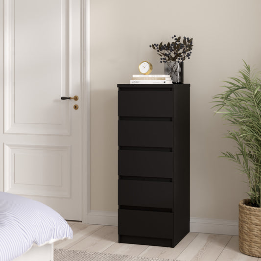 Naia Narrow Chest of 5 Drawers