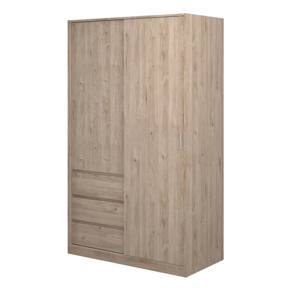 Naia Wardrobe with 1 Sliding Door 1 Door 3 Drawers
