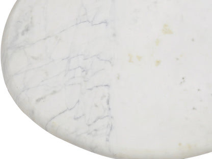 Nolita White Marble And Antique Gold Iron Coffee Table