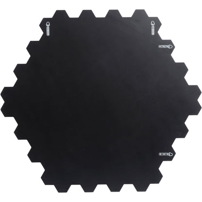 Hexagonal Honeycomb Convex Mirror Wall Art