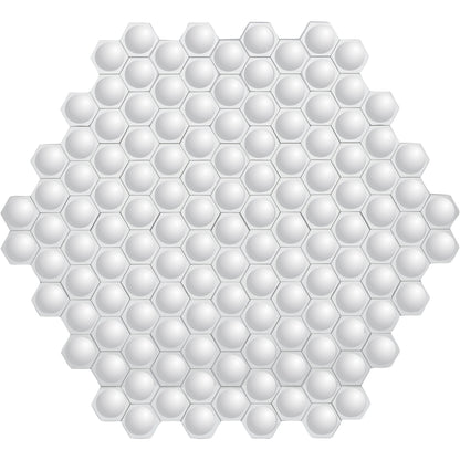 Hexagonal Honeycomb Convex Mirror Wall Art