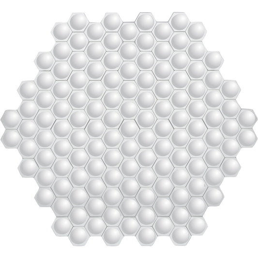 Hexagonal Honeycomb Convex Mirror Wall Art