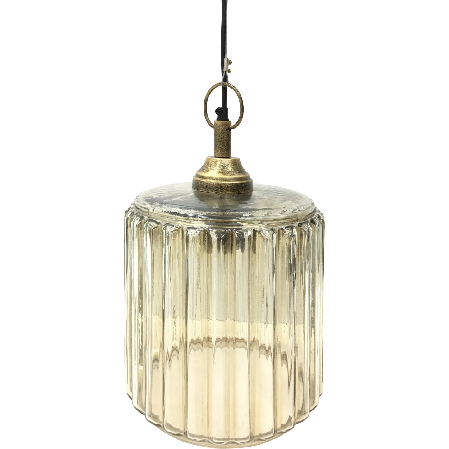 Urban Copper Lustre Glass Pendant height E27 60W