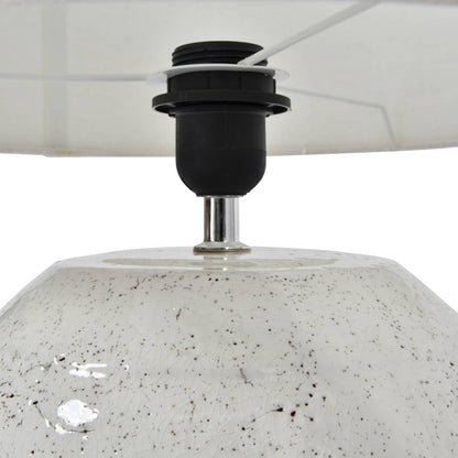 Speckle Glazed Table Lamp With Shade - E27 60W