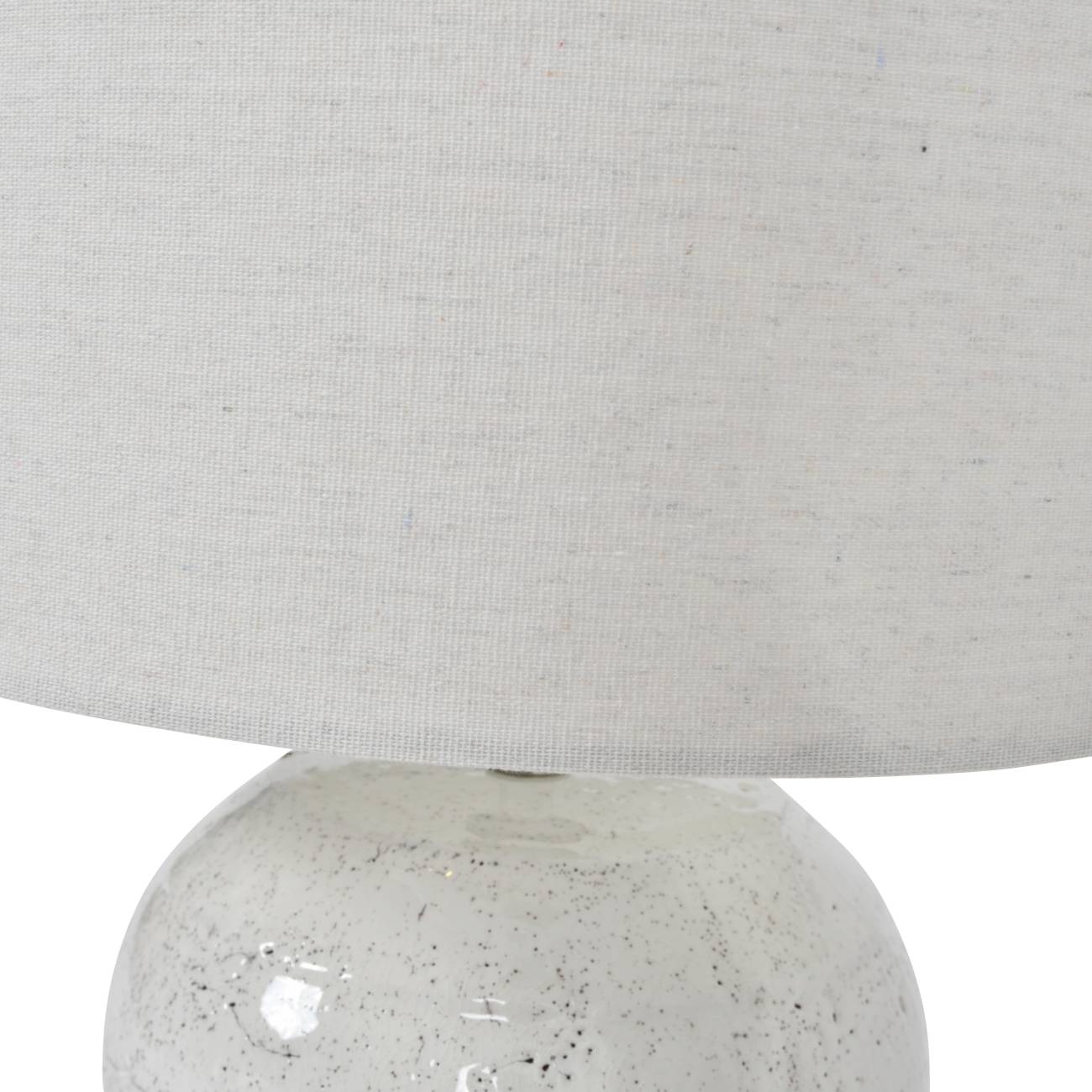 Speckle Glazed Table Lamp With Shade - E27 60W