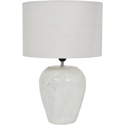 Speckle Glazed Table Lamp With Shade - E27 60W