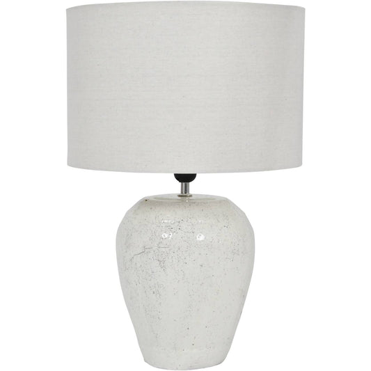 Speckle Glazed Table Lamp With Shade - E27 60W