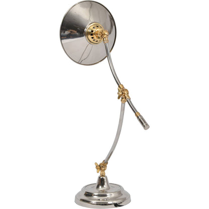 Haku Brass and Steel Adjustable Table Lamp - E27 15W
