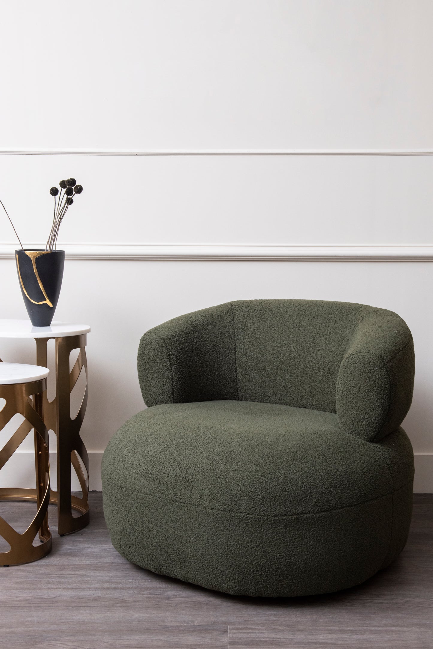 Luna Occasional Chair in Boucle