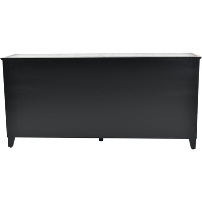 Lexington Four Door Antique Mirrored Sideboard