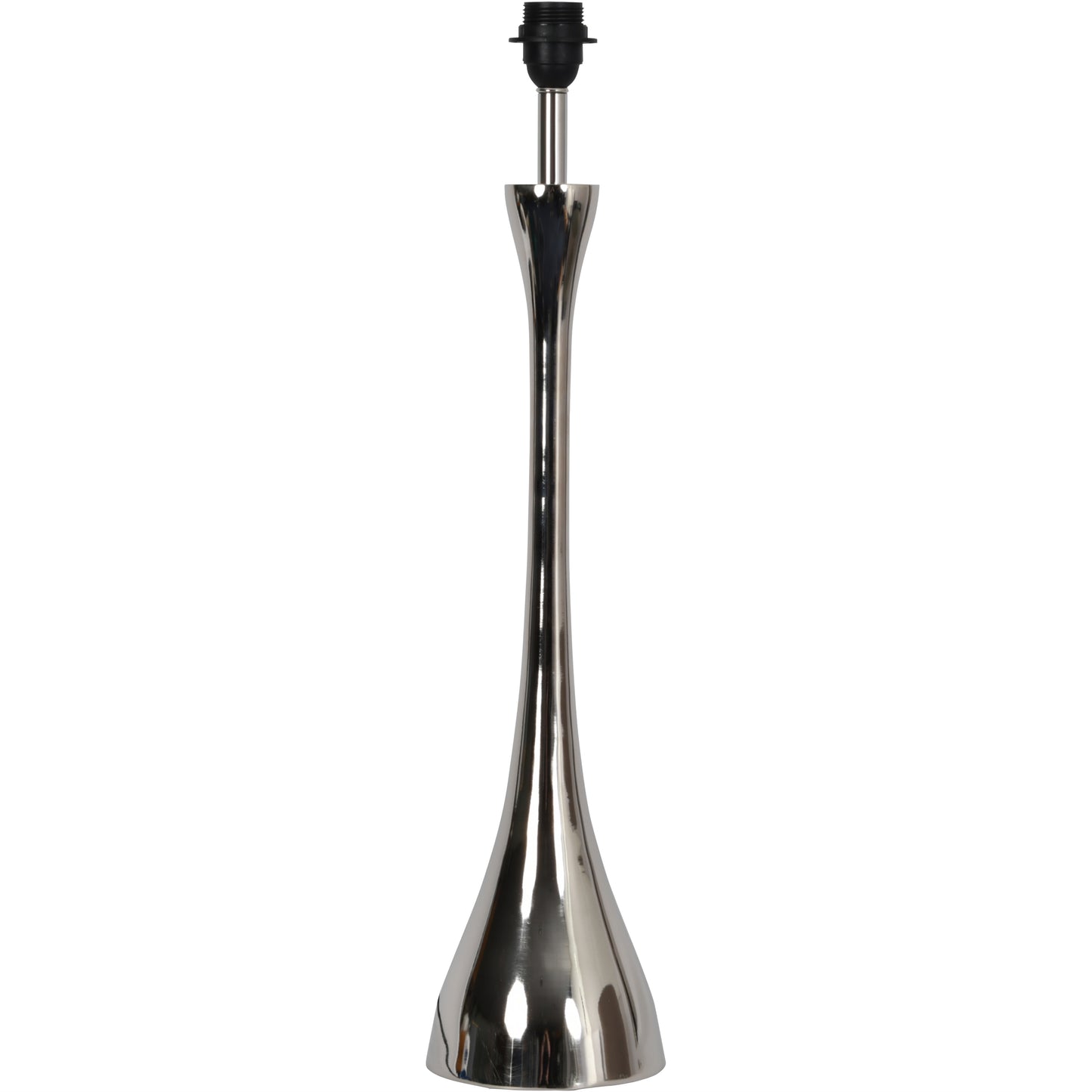 Lyra Nickel Lamp (Base Only) - E27 15W LED 16" Shade