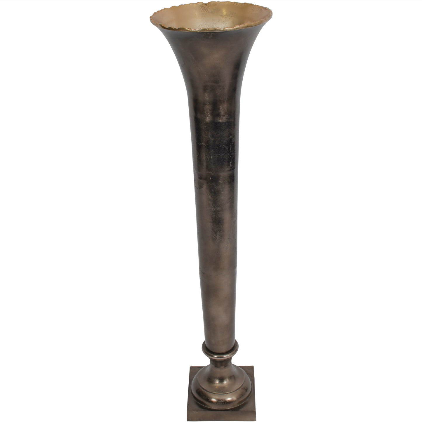 Merapi Lava Large Trumpet Vase