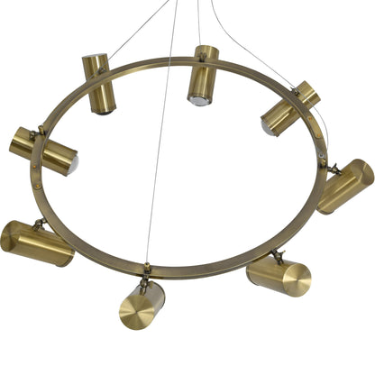 Stukely Eight Spotlight Pendant Lamp