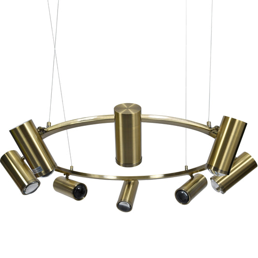 Stukely Eight Spotlight Pendant Lamp