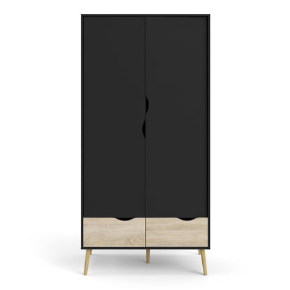 Oslo Wardrobe 2 Doors 2 Drawers