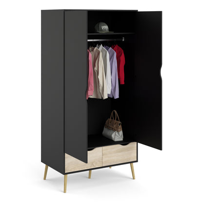 Oslo Wardrobe 2 Doors 2 Drawers