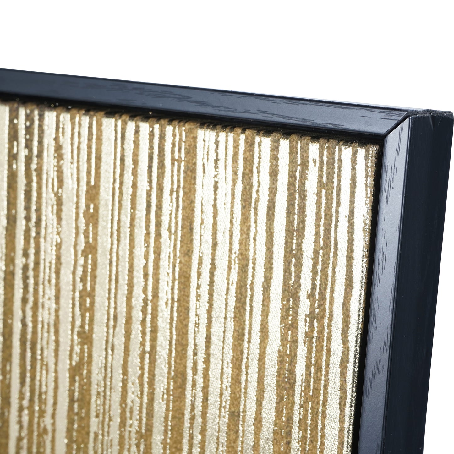 Golden Rain Foiled Framed Canvas
