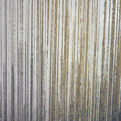 Golden Rain Foiled Framed Canvas