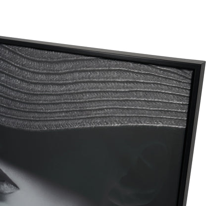 Lady in Hat Framed Canvas