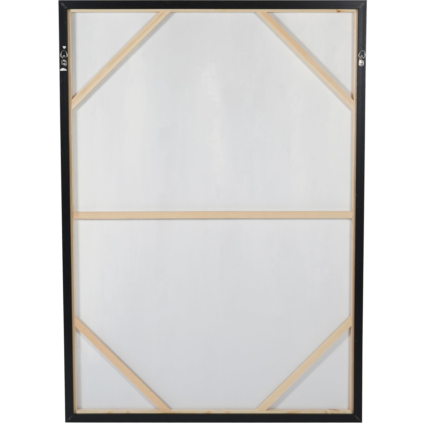 Urbanite Blue Distressed Foiled Framed Canvas