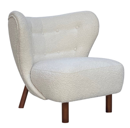 Lewis Wingback Occasional Chair Boucle