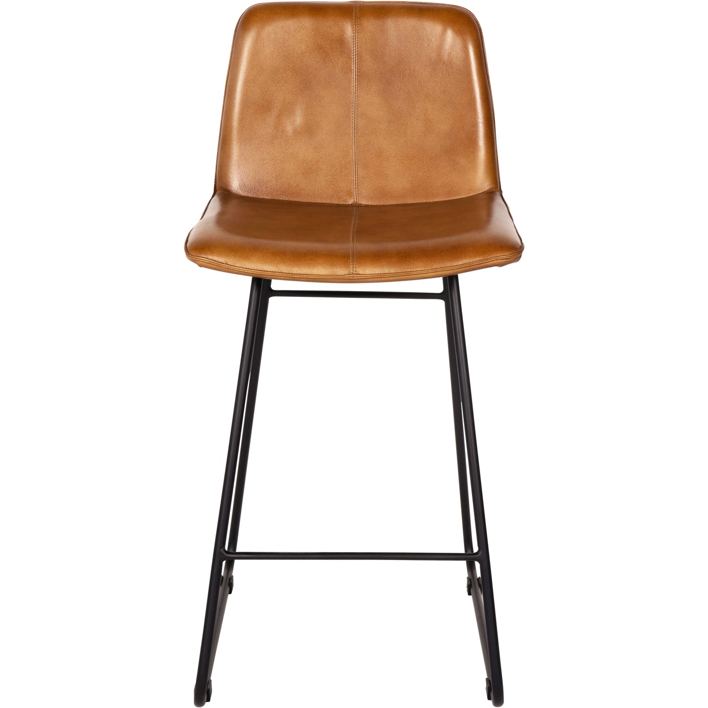 Pair of Arthur Leather Bar Stools