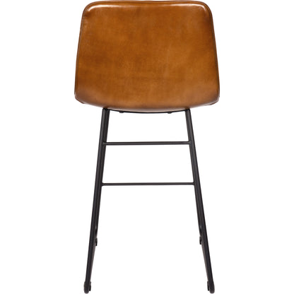 Pair of Arthur Leather Bar Stools