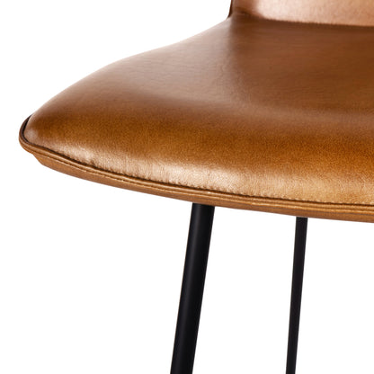 Pair of Arthur Leather Bar Stools