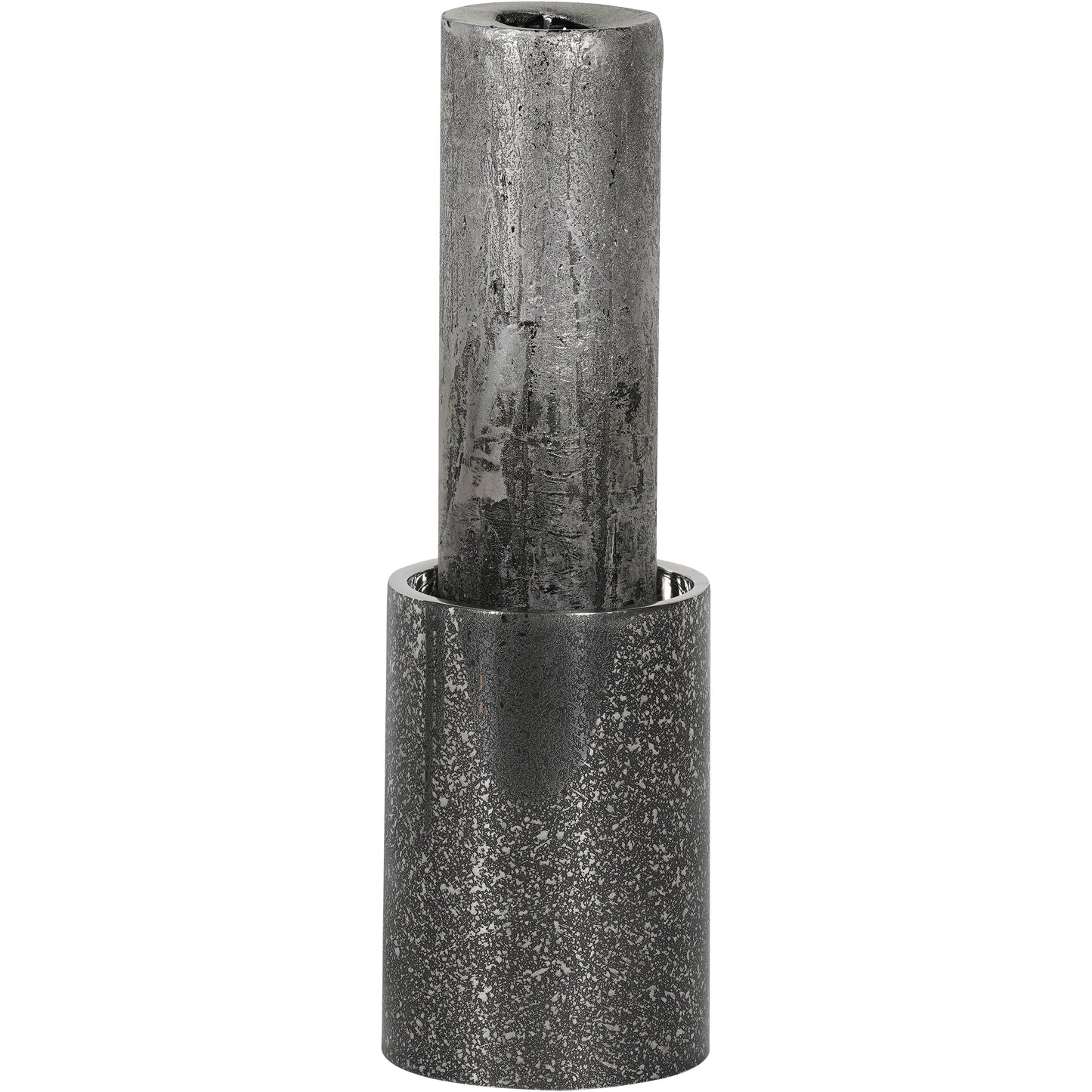 Dusky Finish Small Pillar Candle Holder