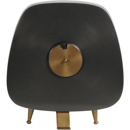 Mid Century Style Aluminium Table Clock