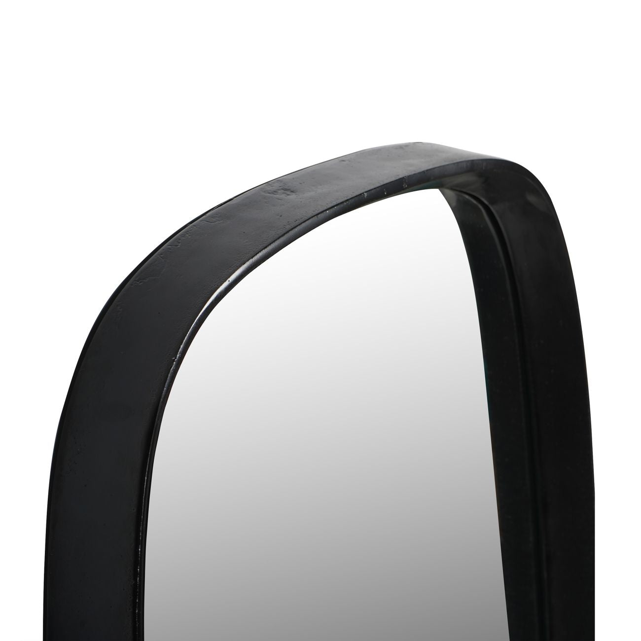 Lloyd Dark Graphite Textured Aluminium Mirror
