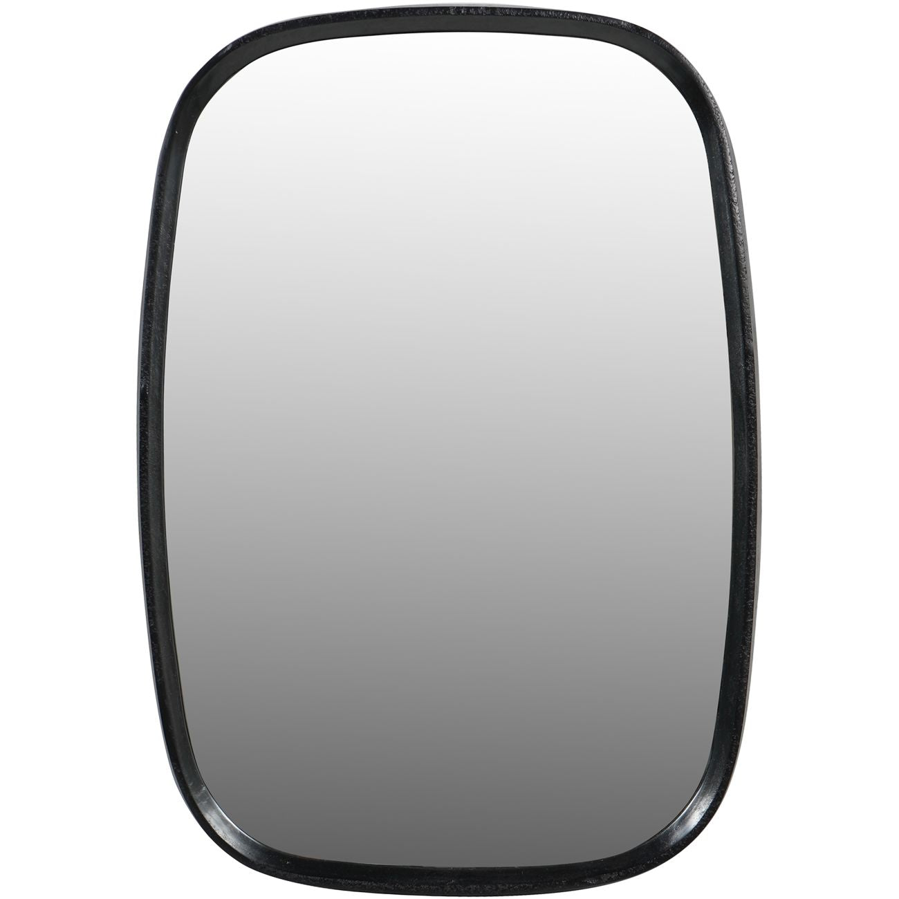 Lloyd Dark Graphite Textured Aluminium Mirror