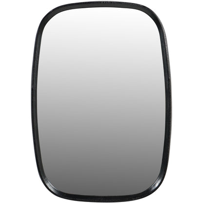 Lloyd Dark Graphite Textured Aluminium Mirror